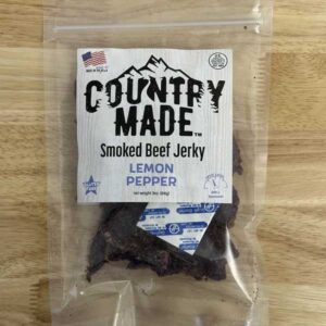 Lemon Pepper Smoked Beef Jerky